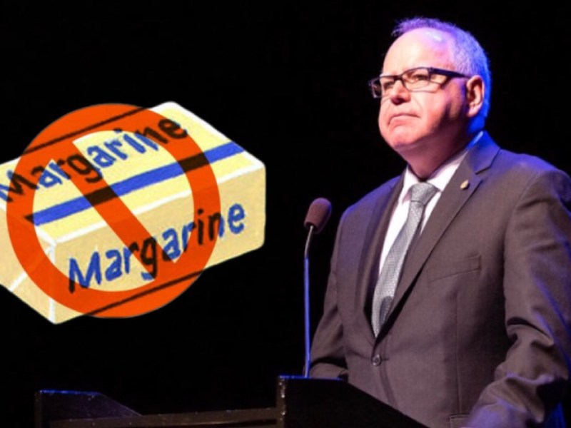 Walz Signs Executive Order To Eliminate Margarine, “Stop The&nbsp;Spread!”