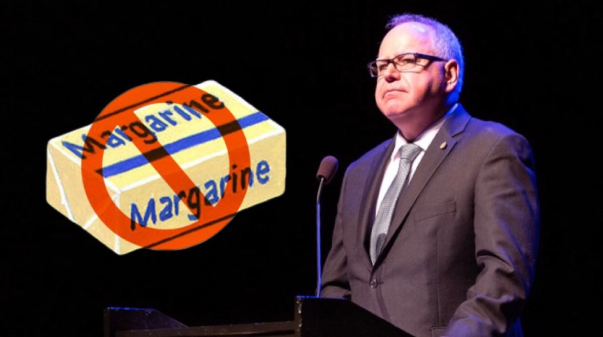 Walz Signs Executive Order To Eliminate Margarine, “Stop The&nbsp;Spread!”