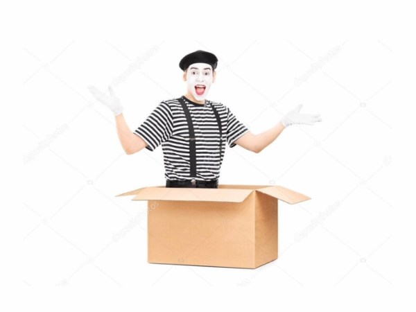 Claustrophobic Mime Ditches Box Trick For&nbsp;Good