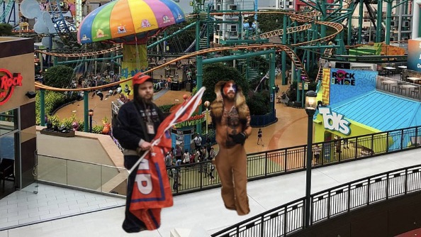 Self-Proclaimed Patriots Storm Nickelodeon Universe In Protest Of&nbsp;Shutdown