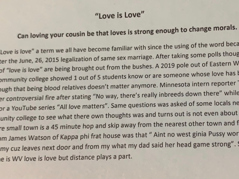 “Love Is Love” Can Loving Your Cousin Be Strong Enough To Change&nbsp;Morals?